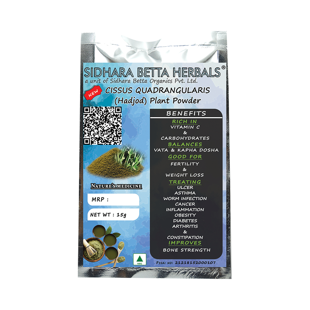 Sidhara Betta Herbals Cissus Quadrangularis Plant Powder