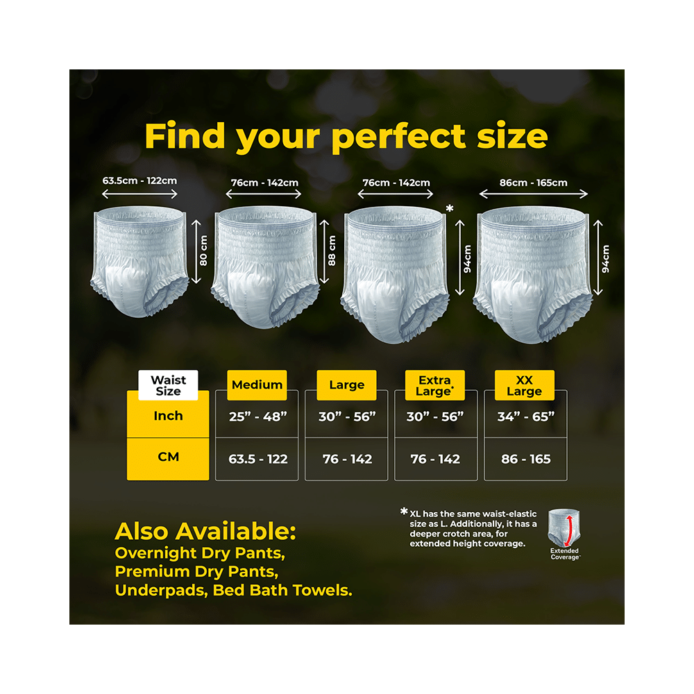 Friends Classic Anti-Bacterial & Anti-Rash Adult Unisex Dry Pants | Size XL - Image 4