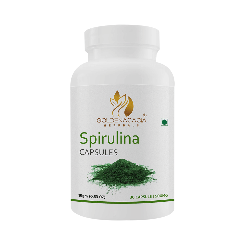 Goldenacacia Herrbals Spirulina Capsule