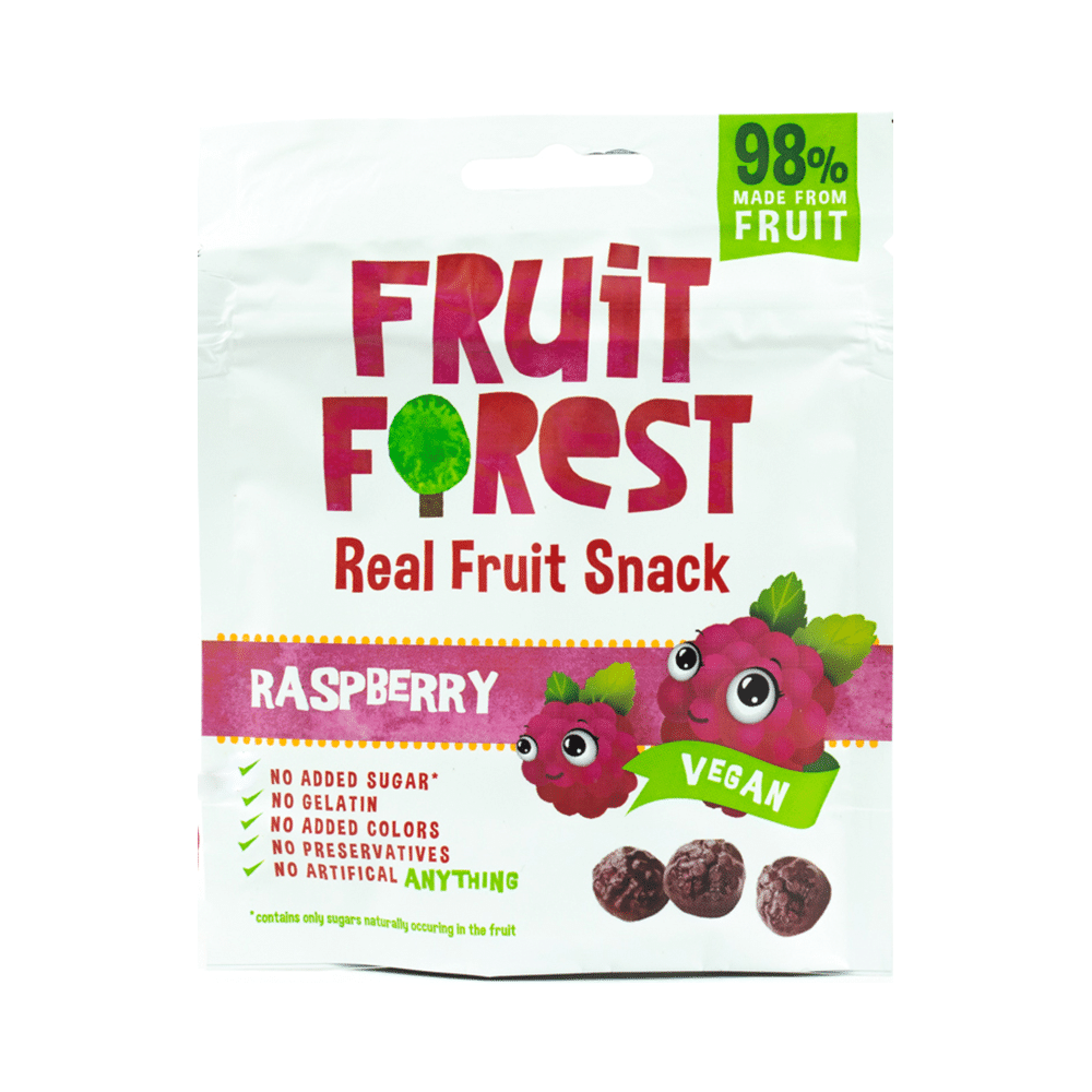 Fruit Forest Real Fruit Snacks Raspberry