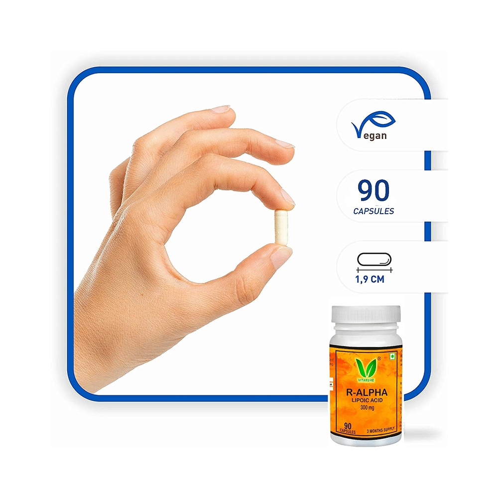 Vitaruhe R-Alpha Lipoic Acid 300 Mg Capsule - Image 4