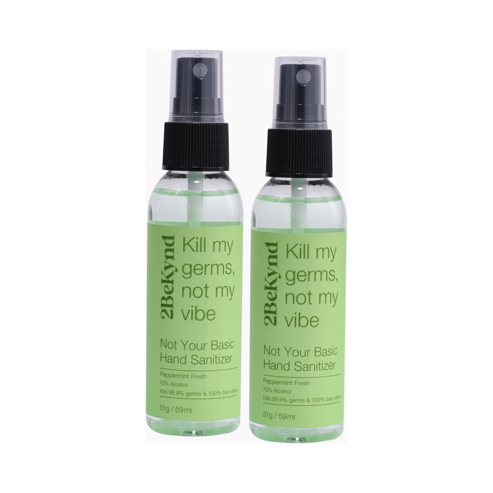 2Bekynd Hand Sanitizer (59ml Each) Peppermint Fresh - Image 1
