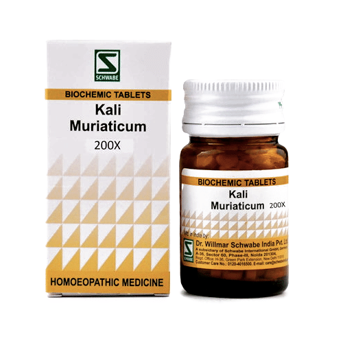 Dr Willmar Schwabe India Kali Muriaticum Biochemic Tablet 200X - Image 1