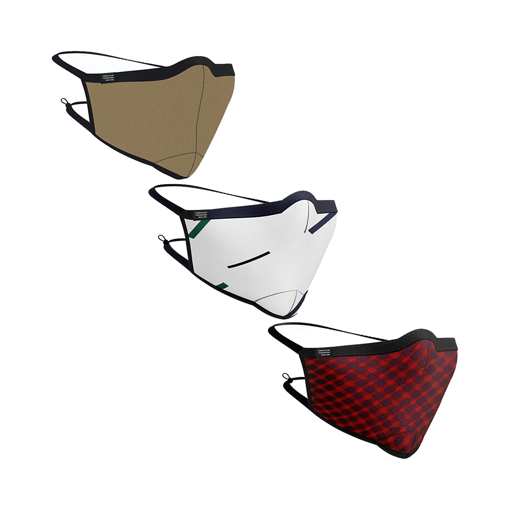 Cross Color Ultra Shield CC 95 Reusable Cotton Face Mask Free Size Assorted 17 - Image 1