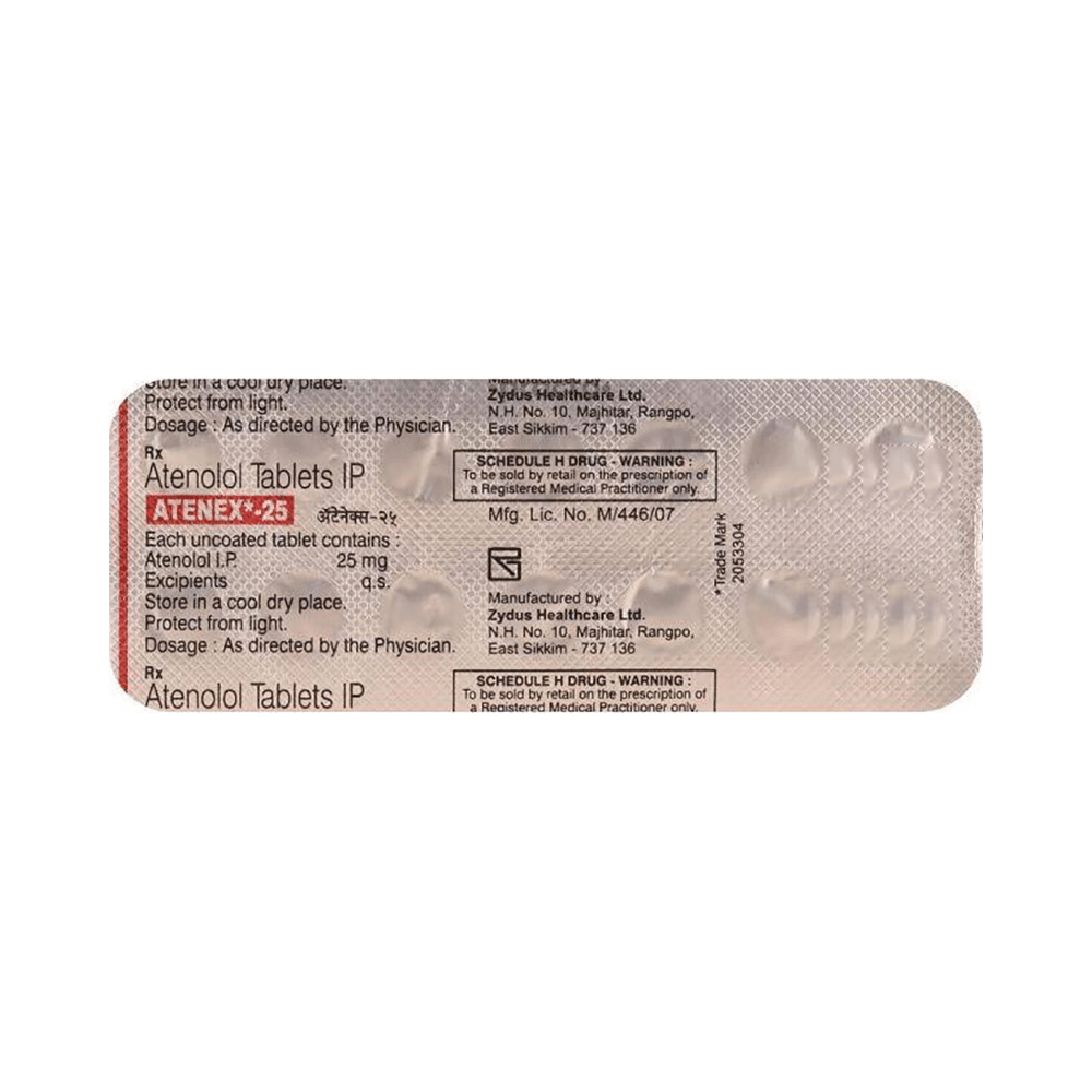 Atenex 25mg Tablet - Image 1