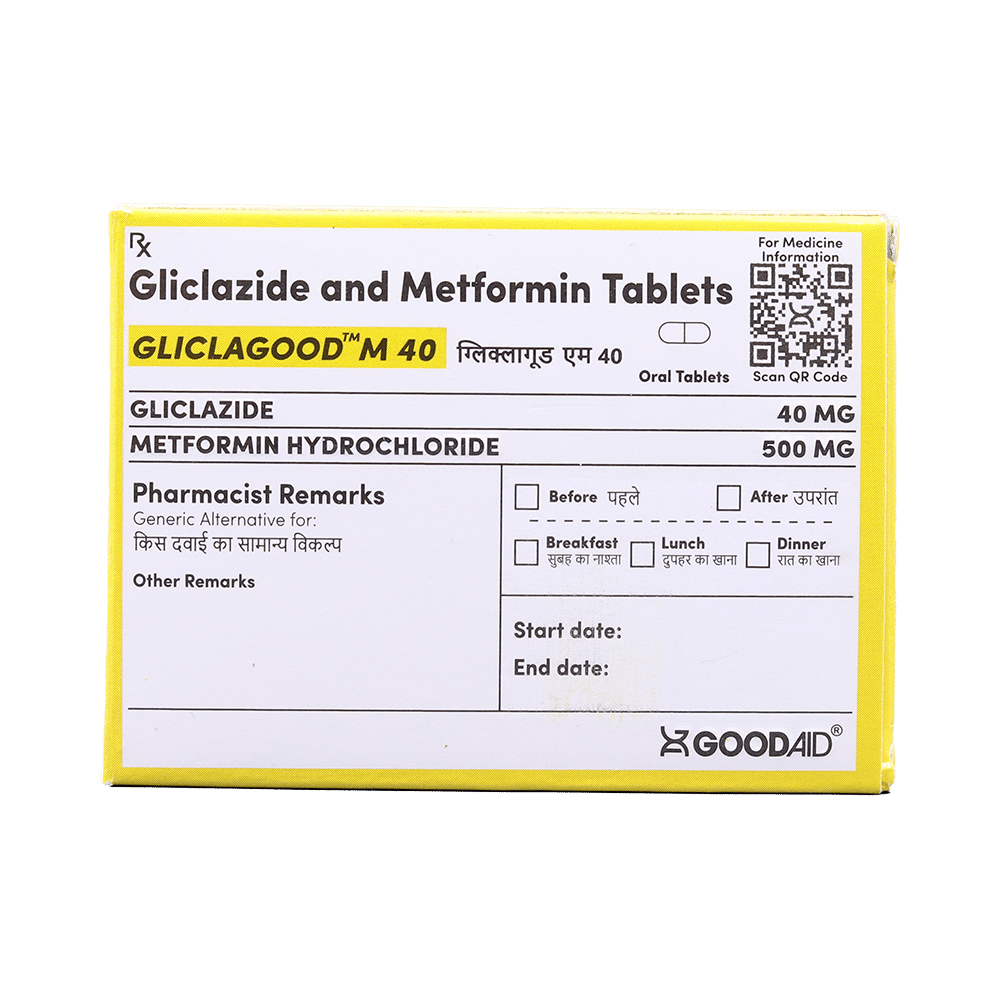Gliclagood M 40 Tablet