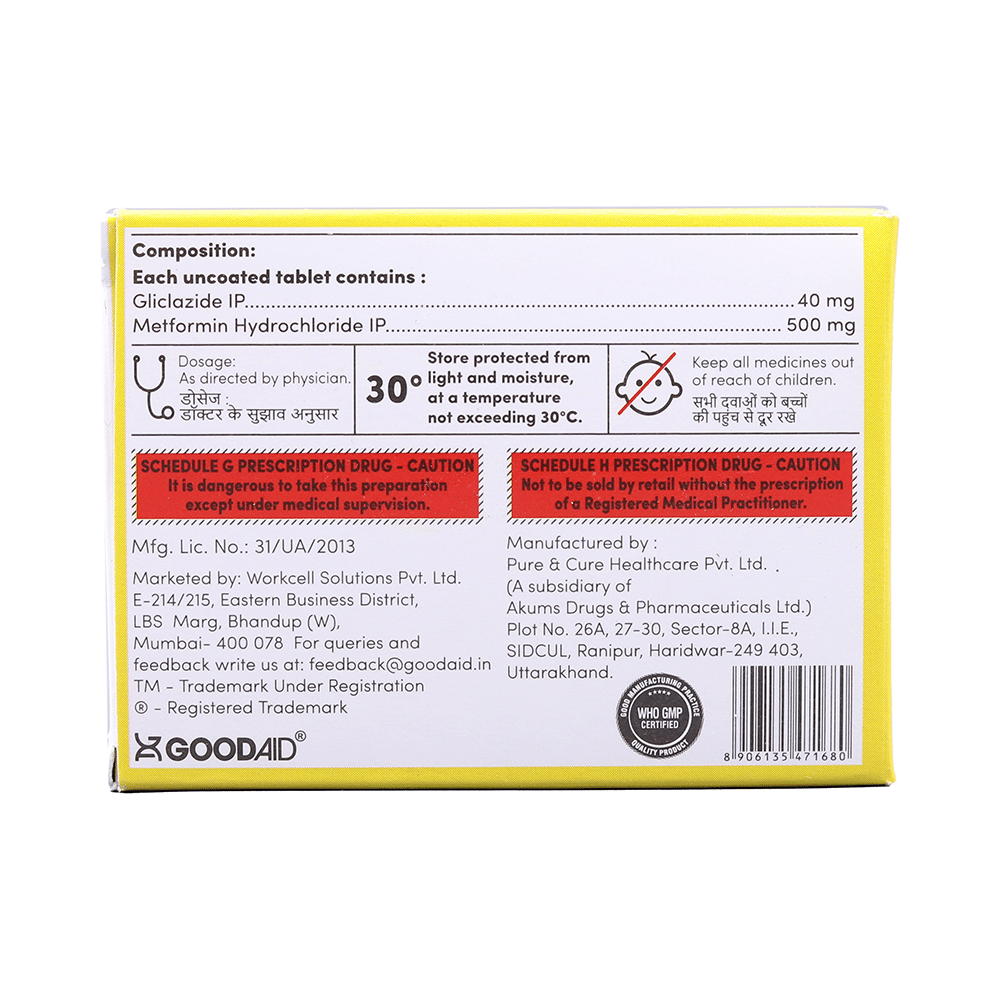 Gliclagood M 40 Tablet - Image 2