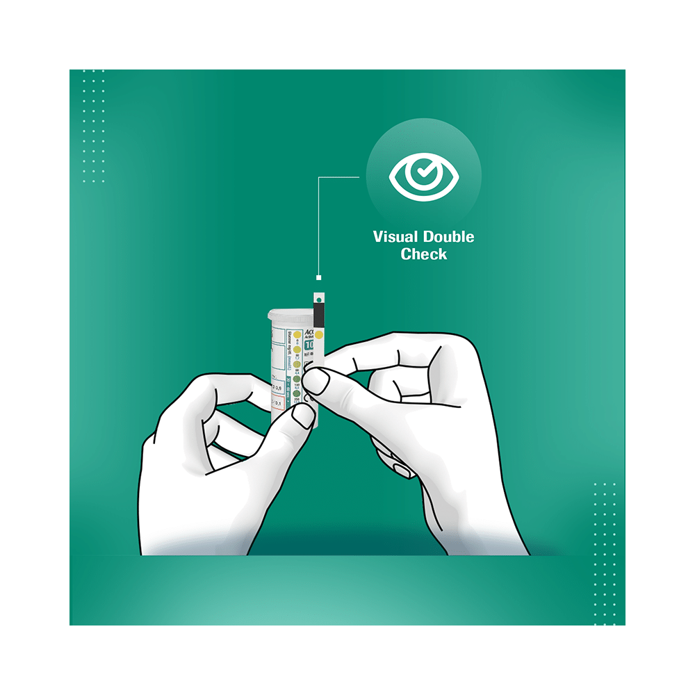 Accu-Chek Active Combo of Glucometer with 10 Test Strip Free and 50 Test Strips - Image 8
