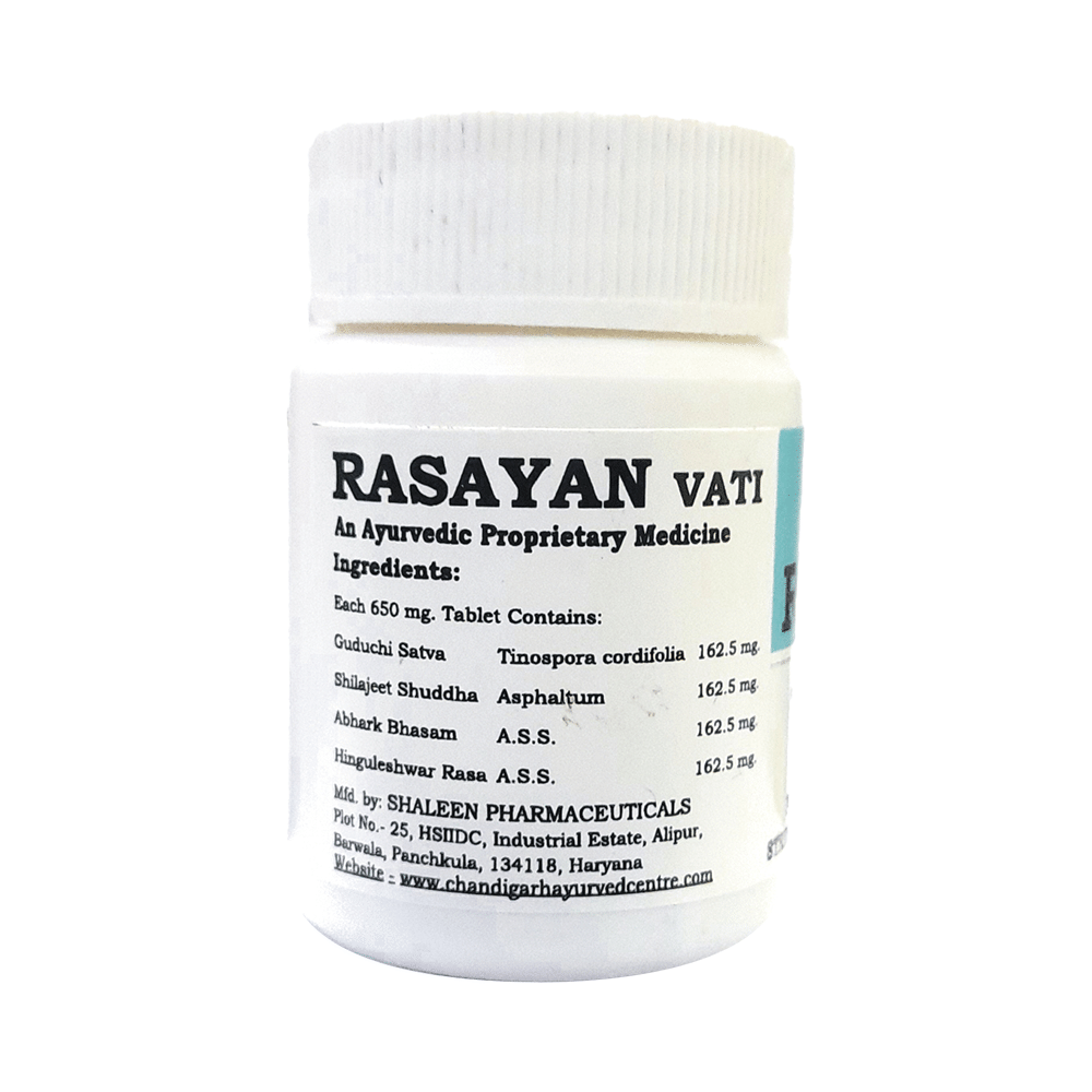 Chandigarh Ayurved Centre Rasayan Vati Tablet - Image 3