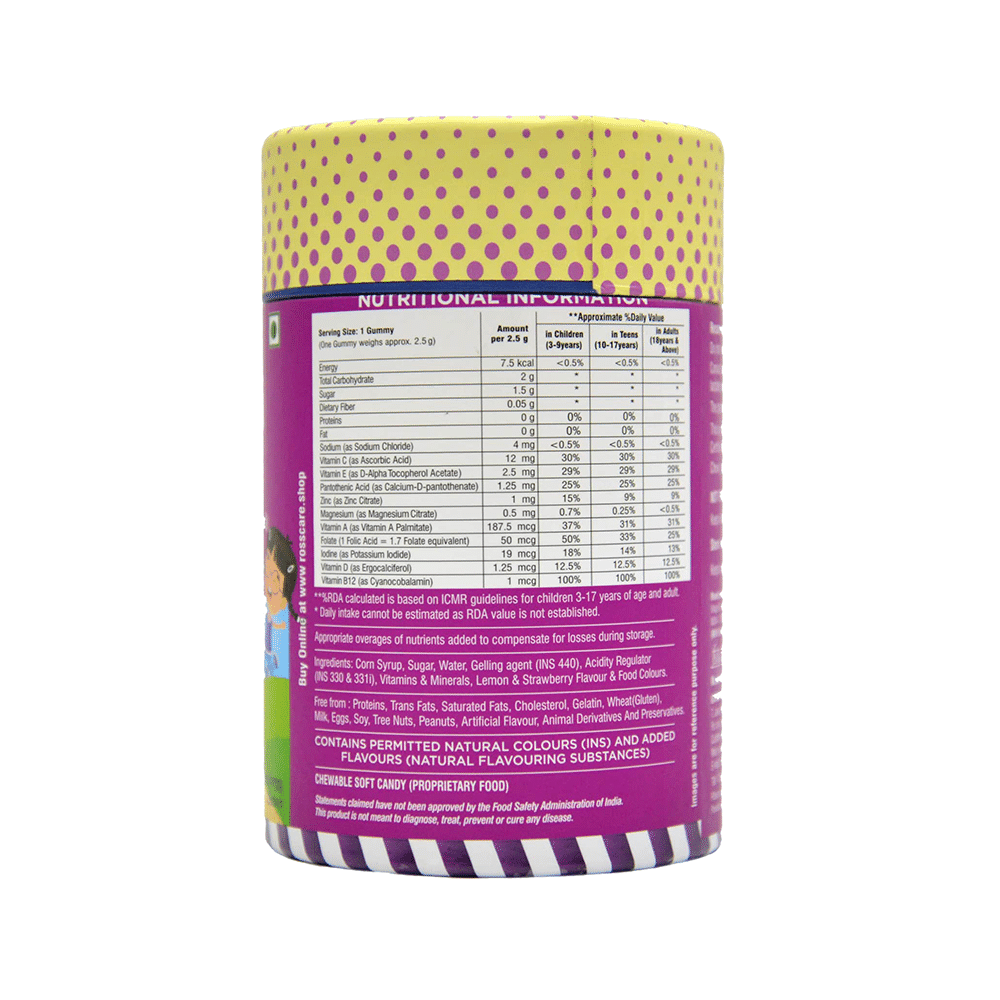 Rosscare Daily Multi Gummies Lemon & Strawberry - Image 2
