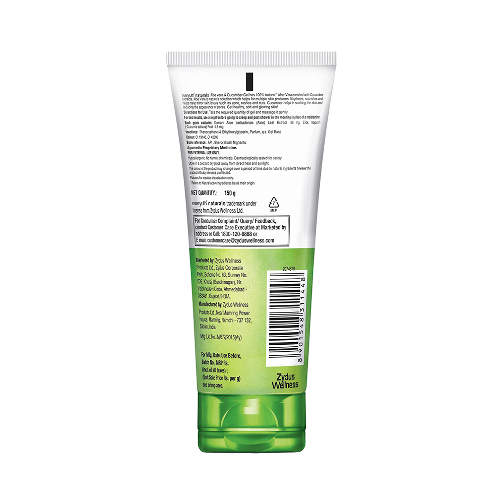 Everyuth Naturals Nourishing Aloevera & Cucumber Gel - Image 2