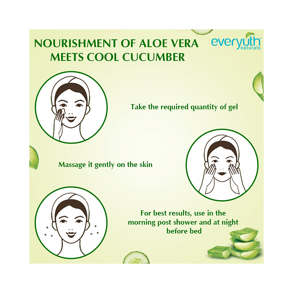 Everyuth Naturals Nourishing Aloevera & Cucumber Gel - Image 5