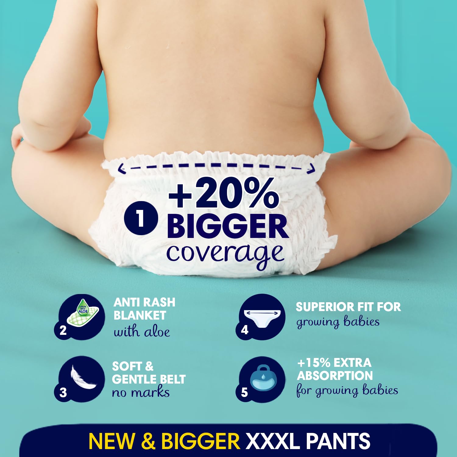 Pampers All-Round Protection XXXL - Image 3