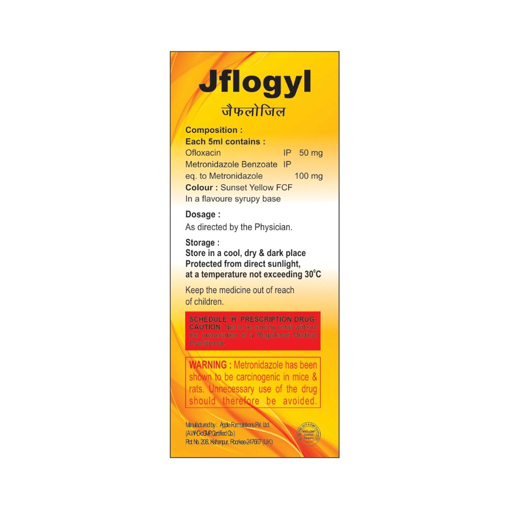 Jflogyl Oral Suspension Mango - Image 2