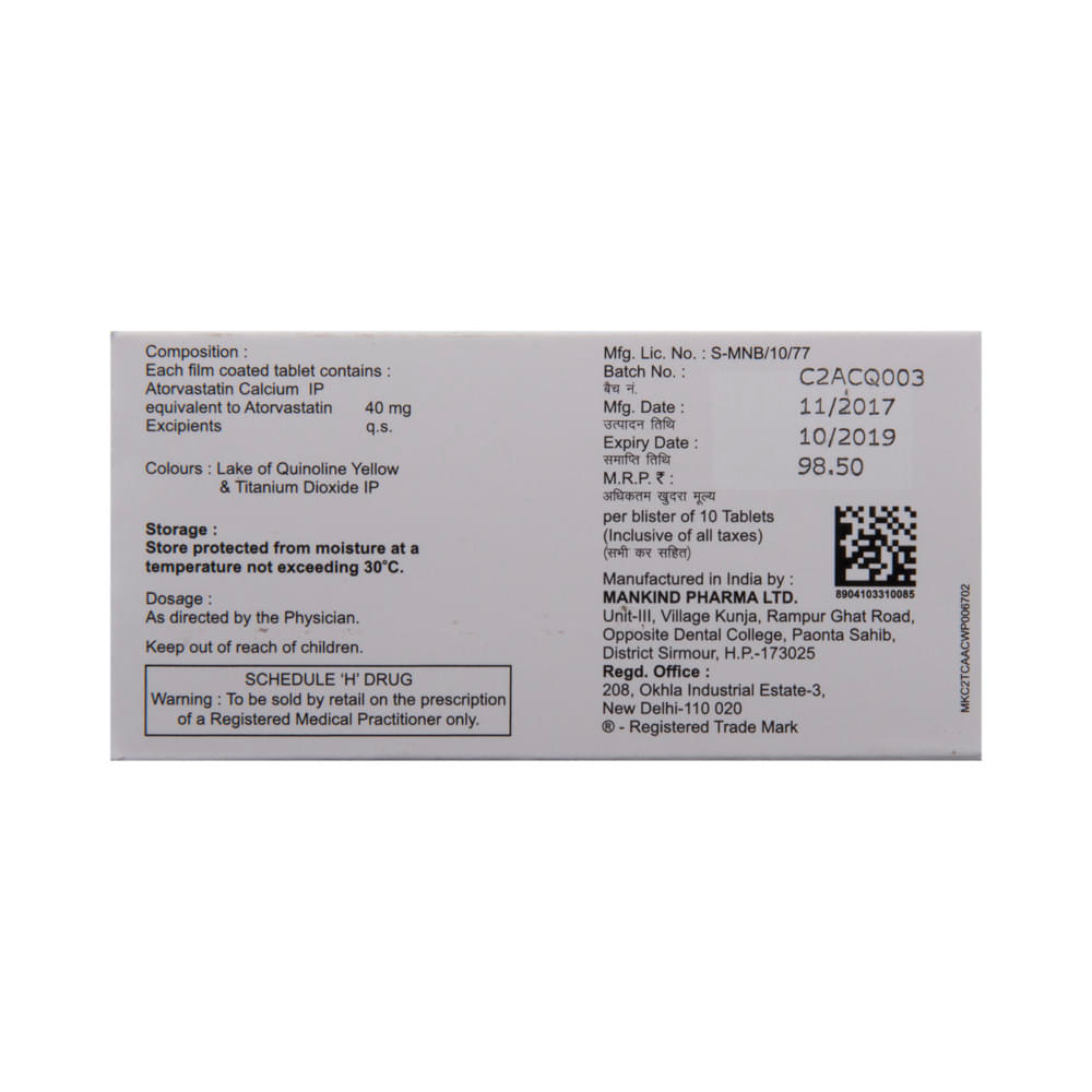 Lipikind-40 Tablet - Image 3