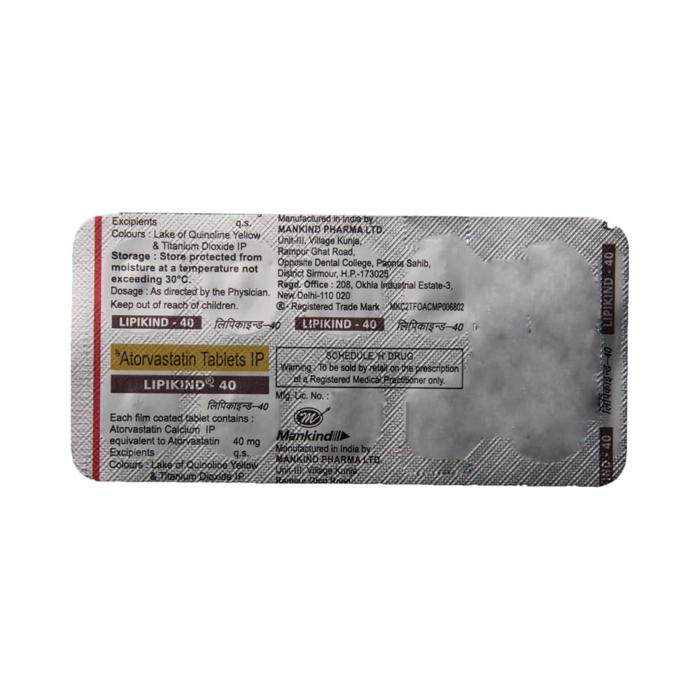 Lipikind-40 Tablet - Image 5