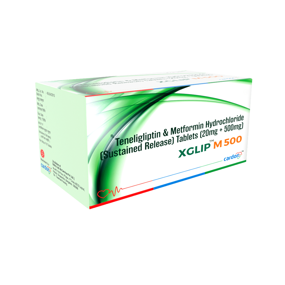 Xglip M 500mg/20mg Tablet - Image 1