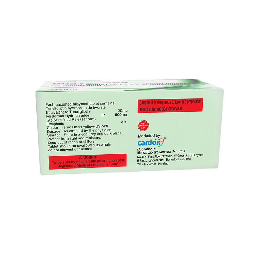 Xglip M 500mg/20mg Tablet - Image 2