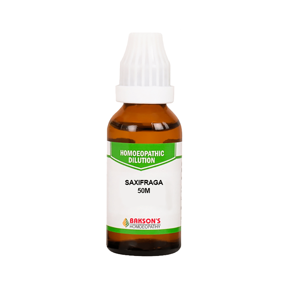 Bakson's Homeopathy Saxifraga Dilution 50M - Image 2