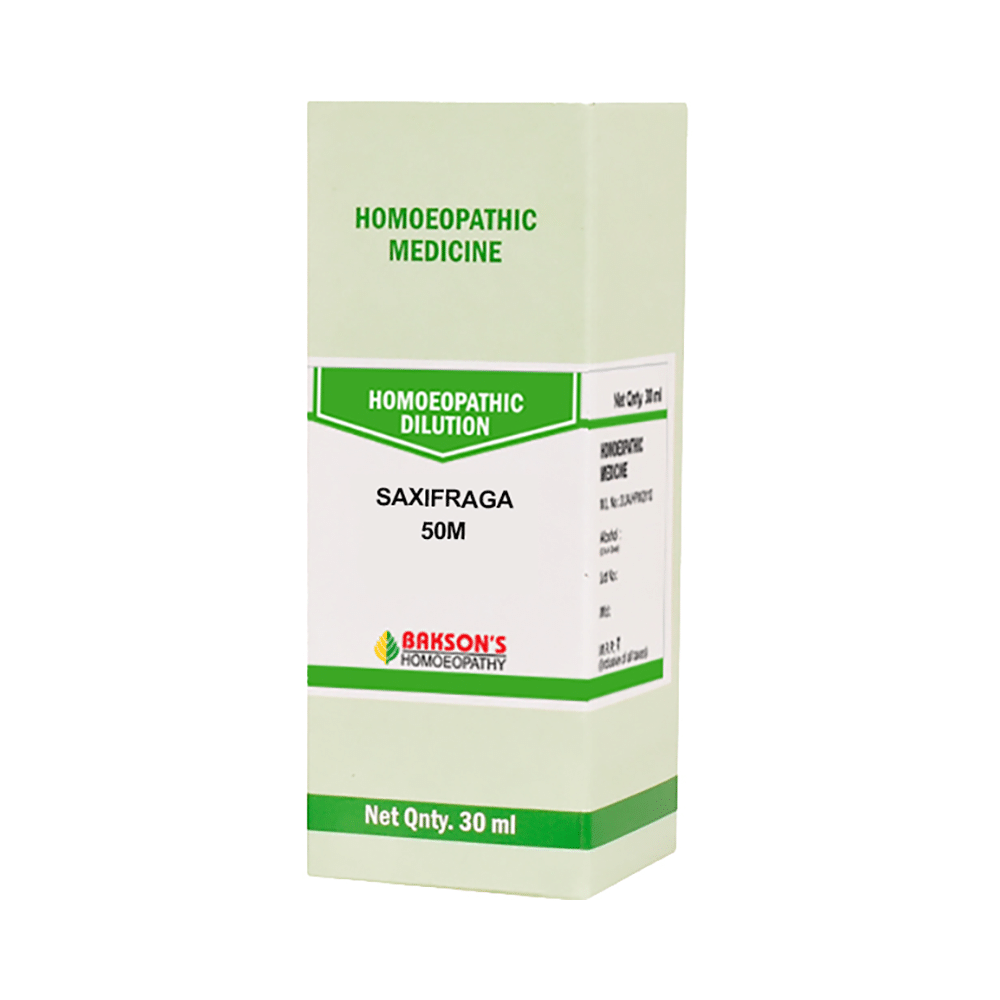 Bakson's Homeopathy Saxifraga Dilution 50M