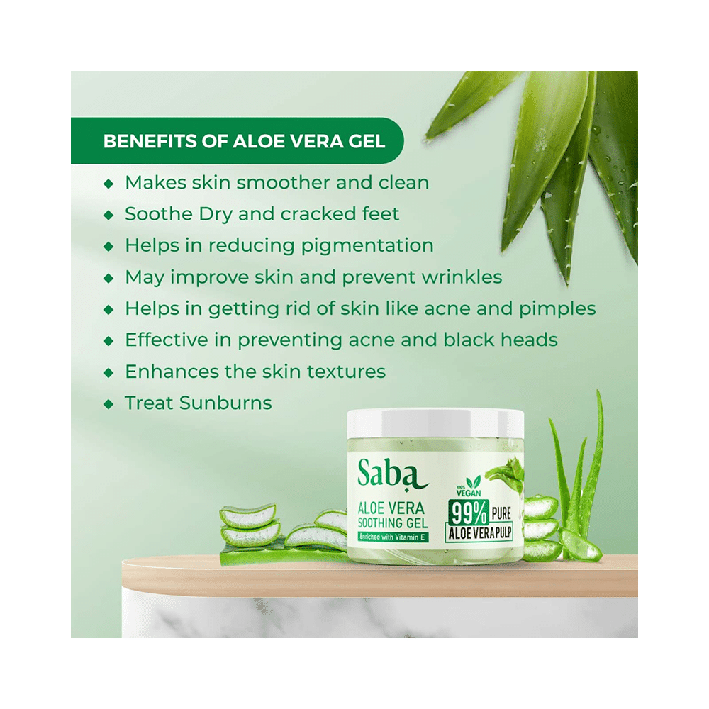 Saba Aloevera Soothing Gel (100gm Each) - Image 6