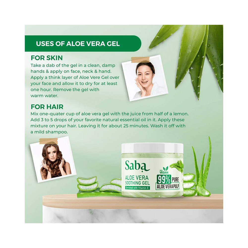 Saba Aloevera Soothing Gel (100gm Each) - Image 5