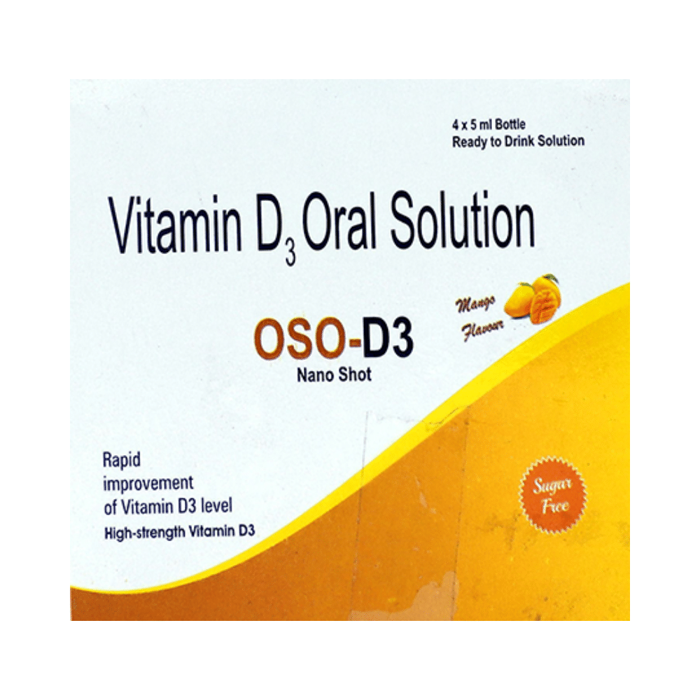 Oso-D3 Nano Shot (5ml Each) Mango Sugar Free - Image 1