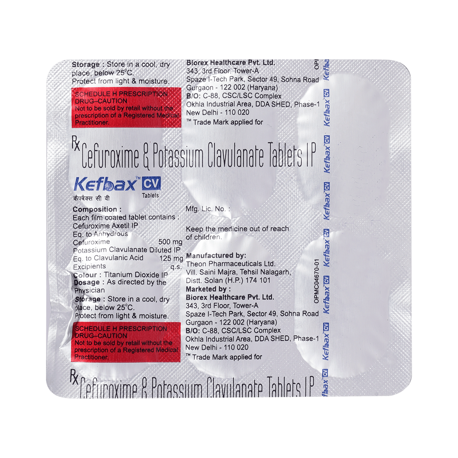Kefbax CV 500mg/125mg Tablet - Image 5