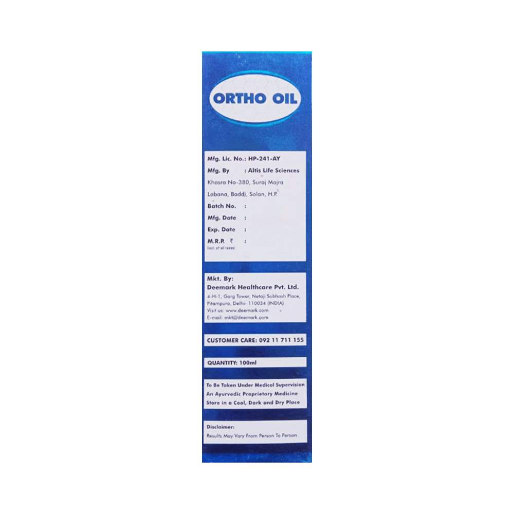Deemark Ortho Pain Relief Oil ( 100ml Each) - Image 3