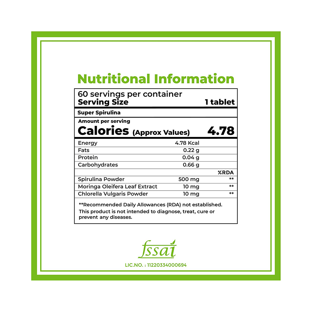 Boldfit Super Spirulina Tablet - Image 6