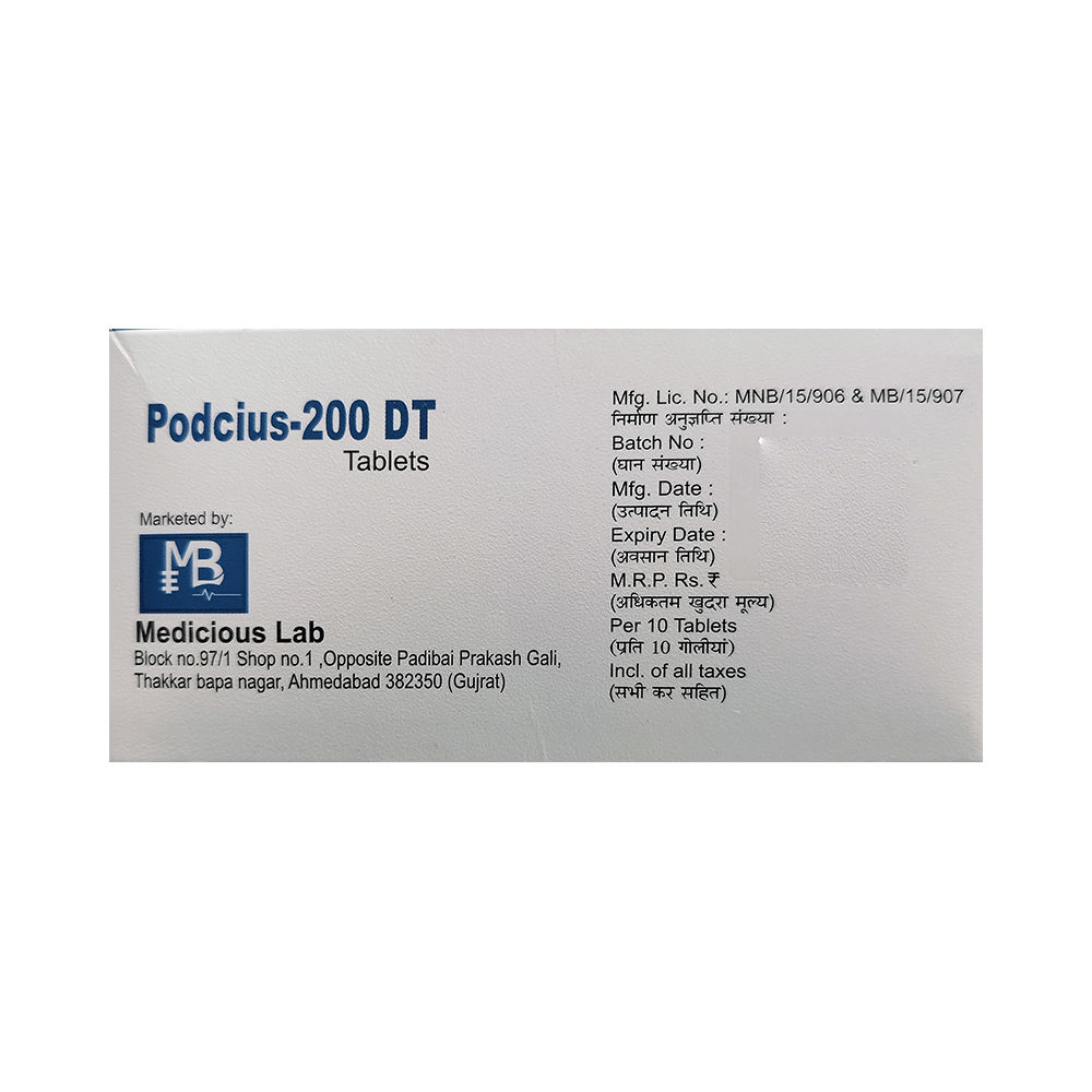 Podcius 200 DT Tablet - Image 3