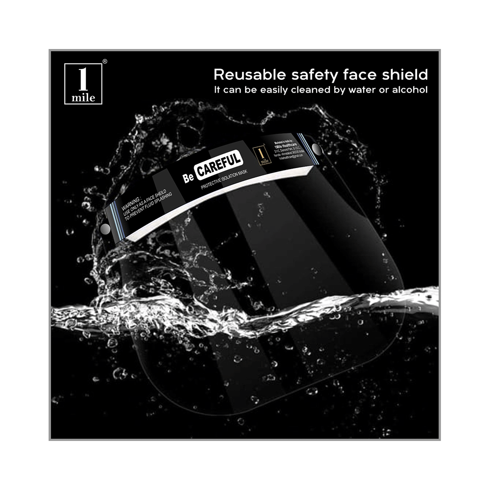 1Mile 500 micron Be Careful Protective Isolation Mask - Image 2