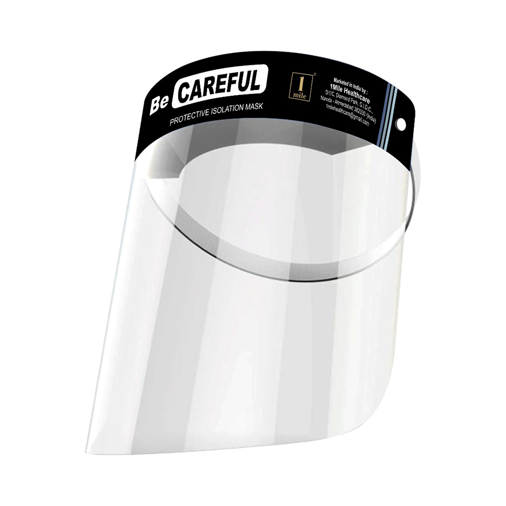 1Mile 500 micron Be Careful Protective Isolation Mask - Image 1