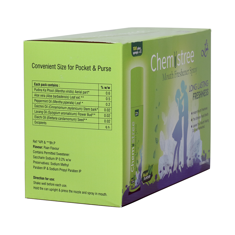 Chemistree Mouth Freshener Spray (15gm Each) Paan - Image 4