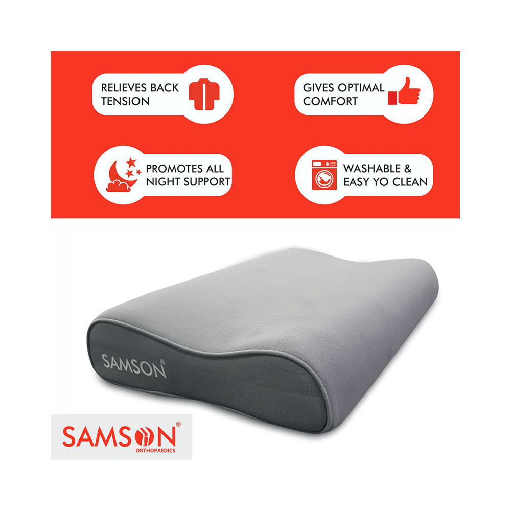 Samson CA0107 Cervical Pillow (Contoured) Universal Grey - Image 8