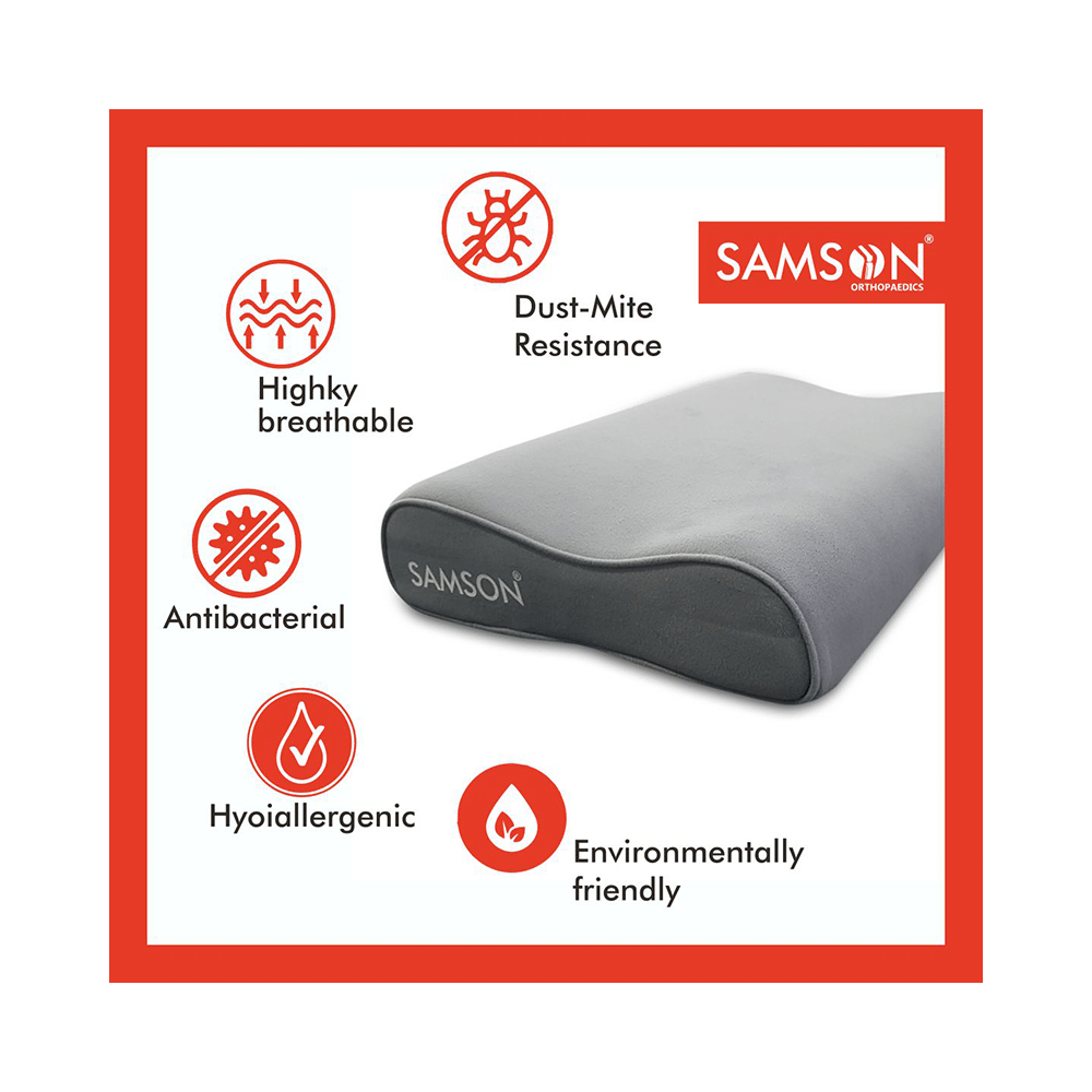 Samson CA0107 Cervical Pillow (Contoured) Universal Grey - Image 11