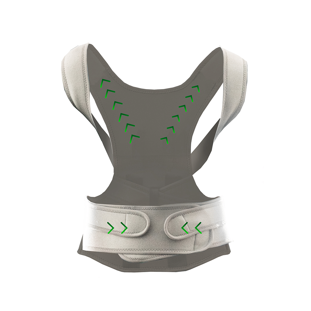 Boldfit Premium Adjustable Upper Back Straightener Posture Corrector for Men & Women Small