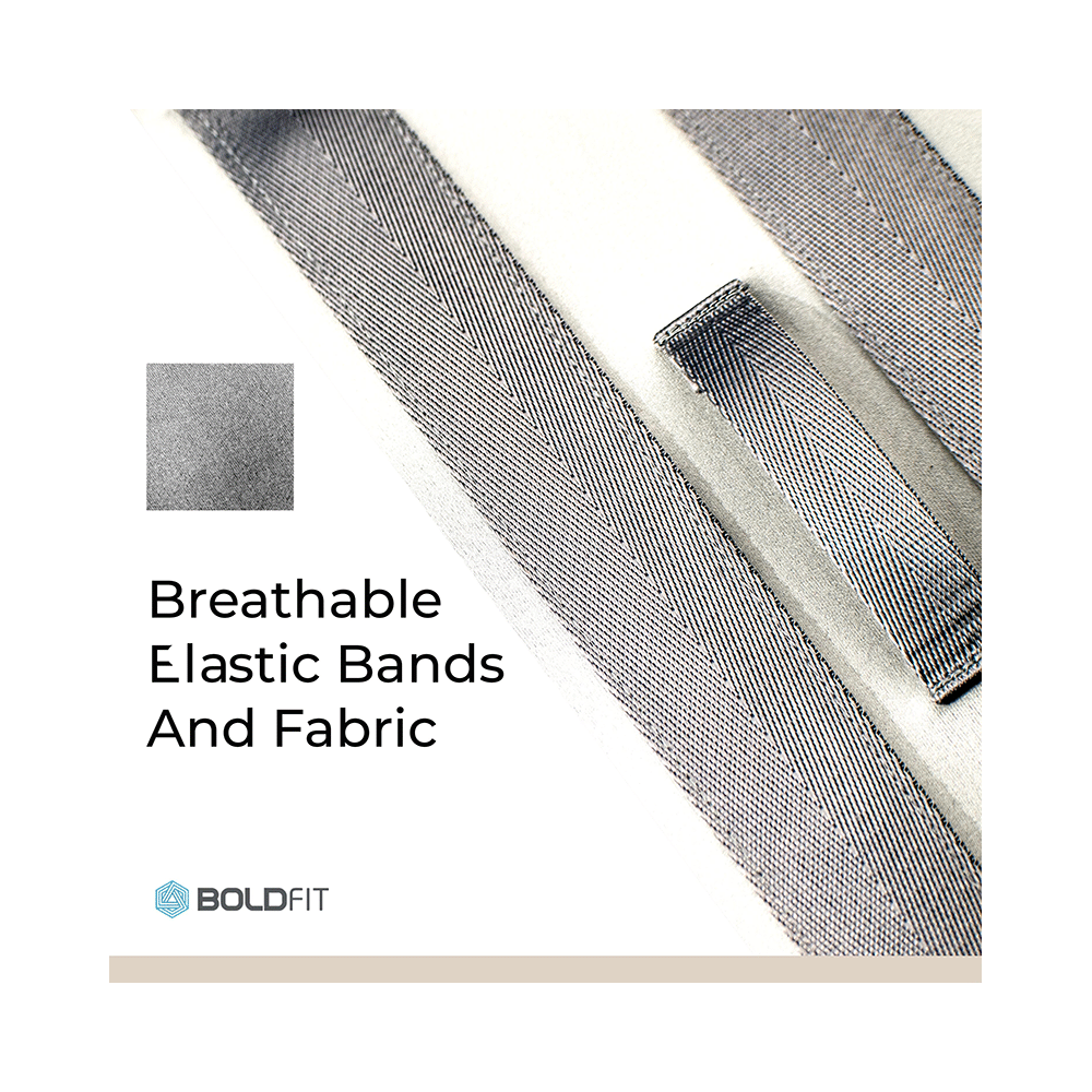 Boldfit Premium Adjustable Upper Back Straightener Posture Corrector for Men & Women Small - Image 4