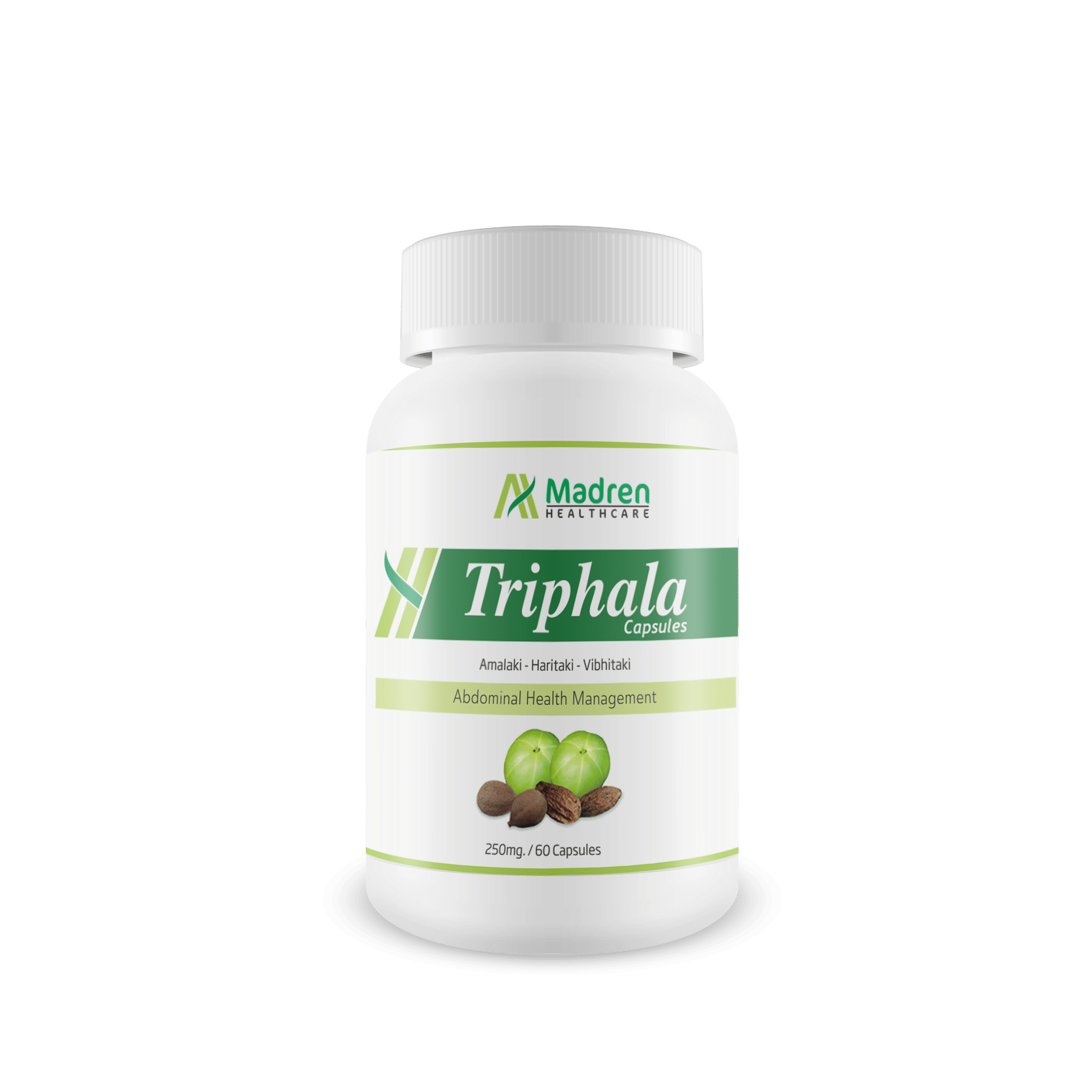 Madren Healthcare Triphala 250mg Capsule - Image 1