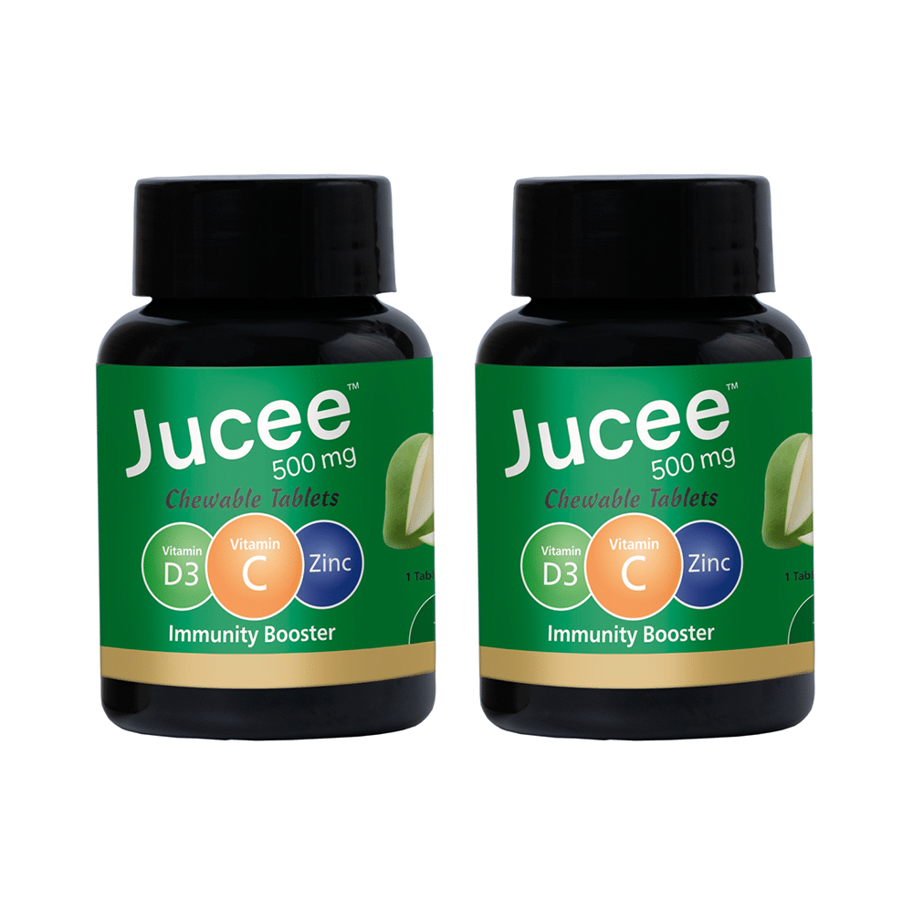 Jucee 500mg Chewable Tablet (60 Each) Delicious Kaccha Aam