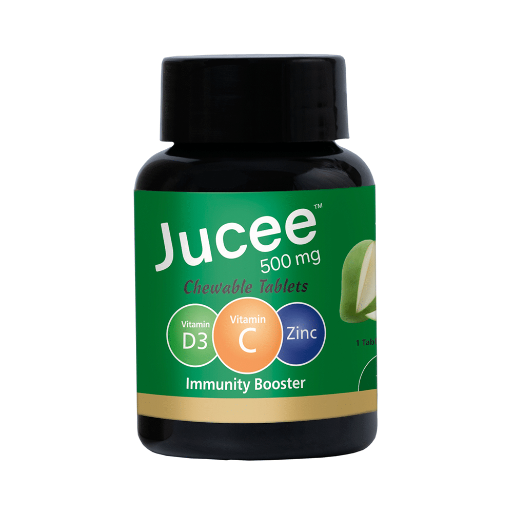 Jucee 500mg Chewable Tablet (60 Each) Delicious Kaccha Aam - Image 2
