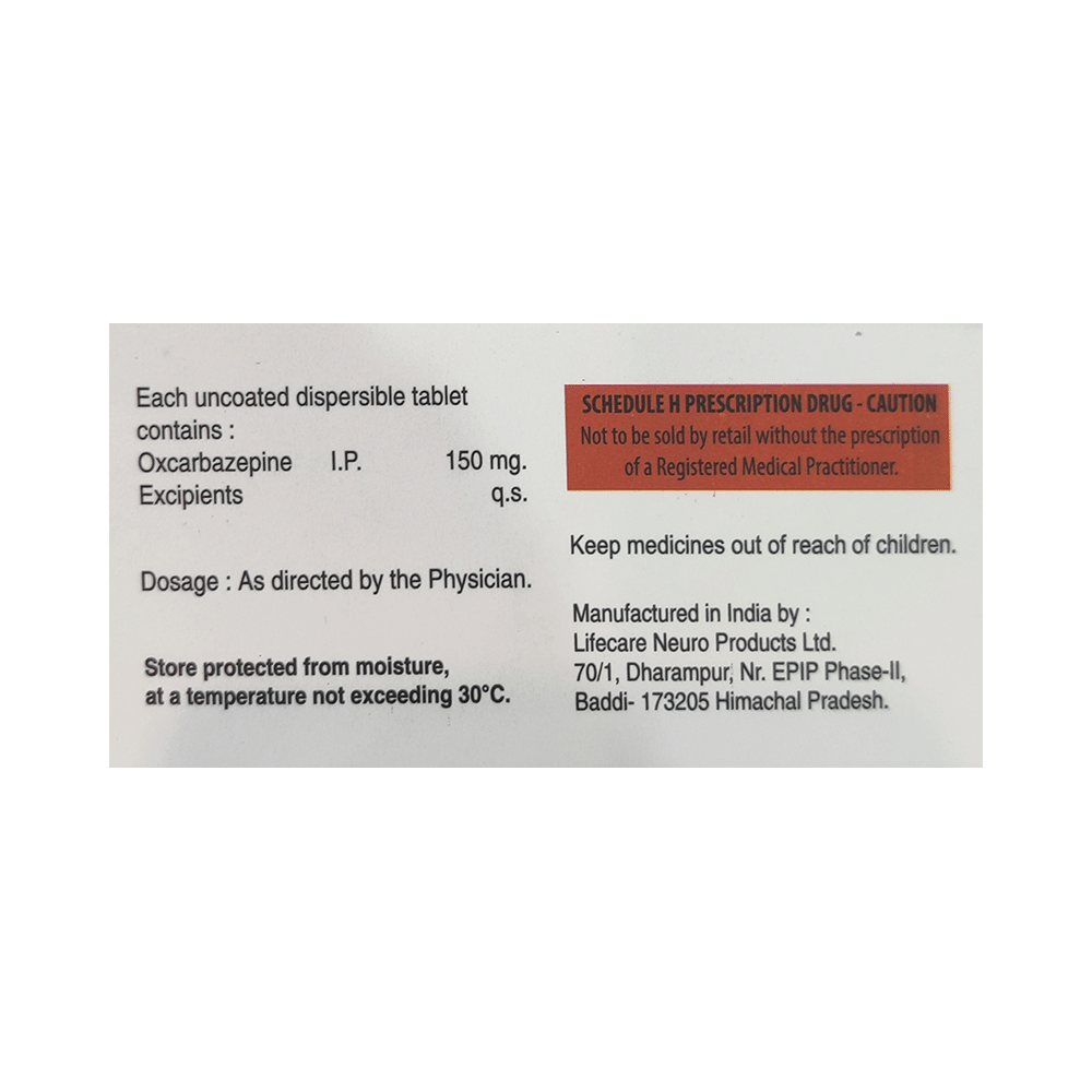 Oxazepine 150 Tablet DT - Image 2