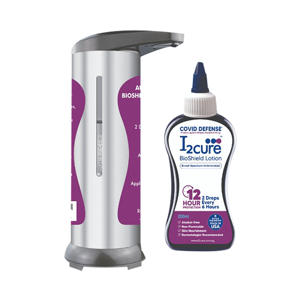 I2Cure BioShield Lotion with Dispenser