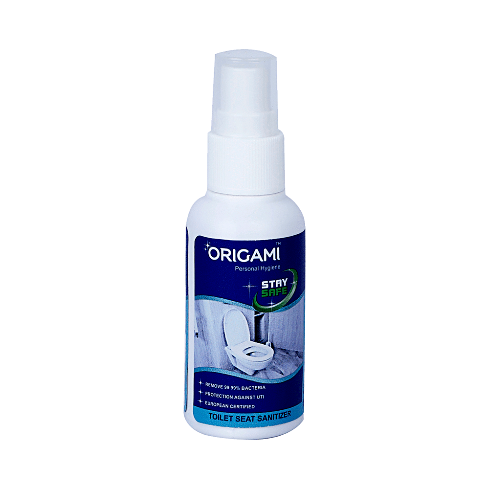 Origami Stay Safe Toilet Seat Sanitizer Spray - Image 1