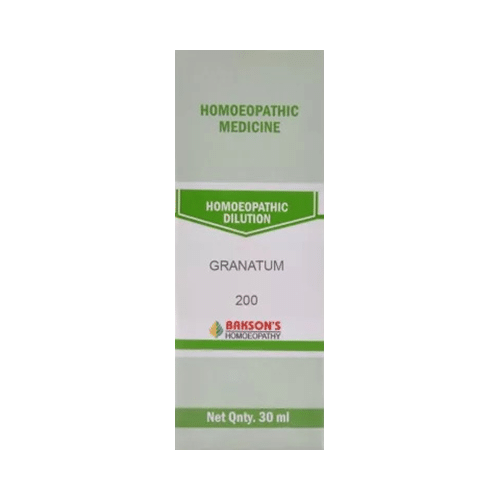 Bakson's Homeopathy Granatum Dilution 200 - Image 1
