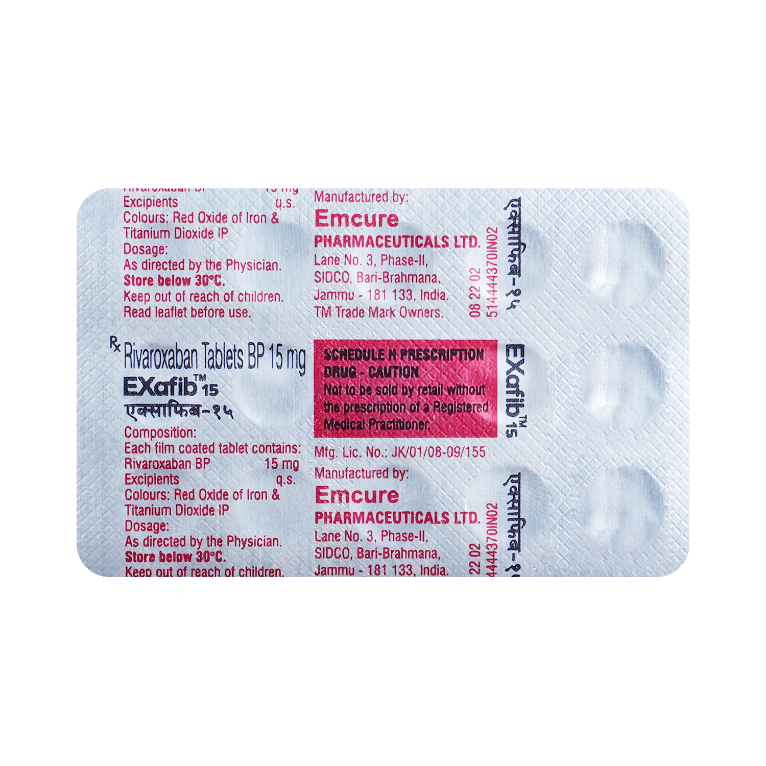 Exafib 15 Tablet - Image 5