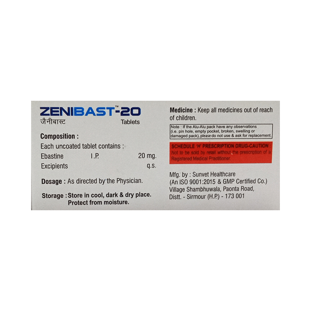 Zenibast 20 Tablet - Image 2