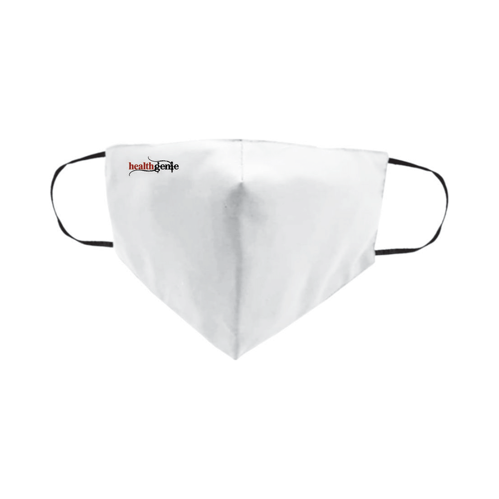 Healthgenie FM 101 Premium Quality Washable & Reusable Double Layered Cloth Face Mask White - Image 1