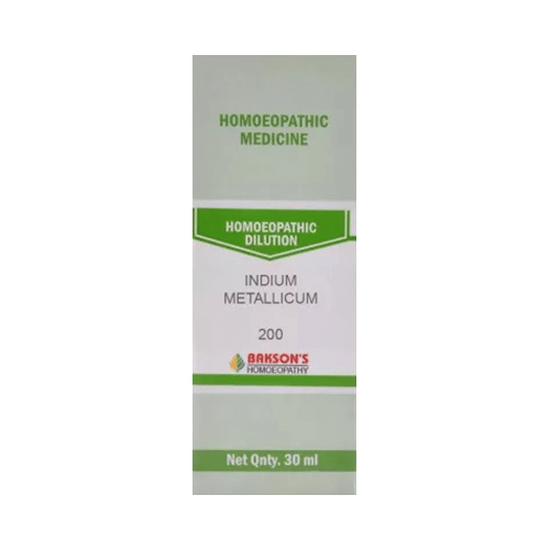 Bakson's Homeopathy Indium Metallicum Dilution 200 - Image 1