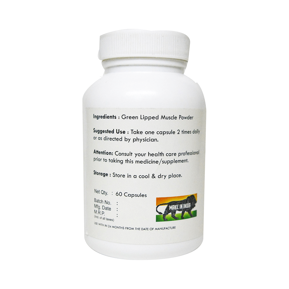 Luxurious Ayurvedic Gold Green Lipped 500mg Capsule - Image 2